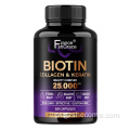 Biotin colágeno queratina crescimento suporta unhas de pele